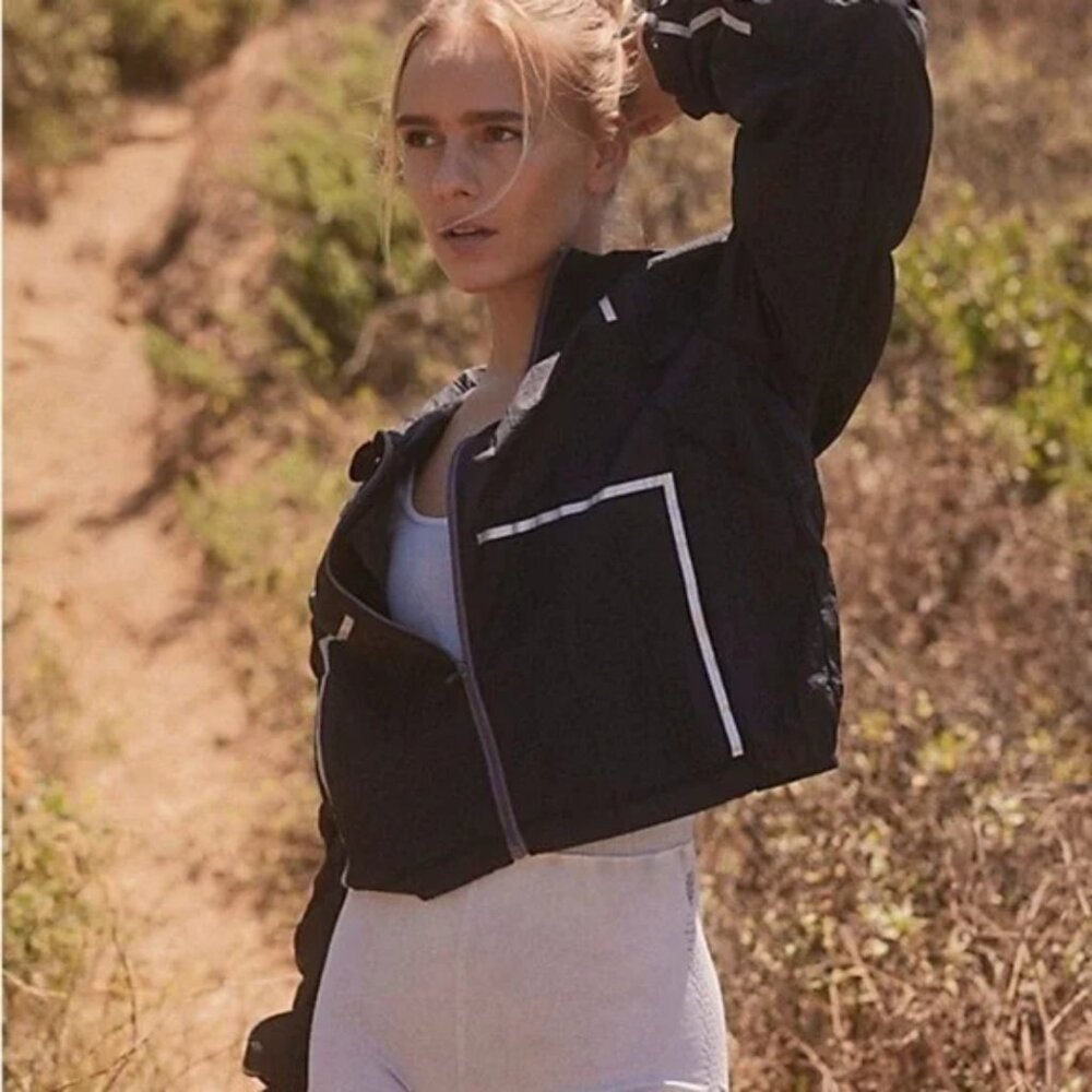 NWOT Free People Great Escape Run Windbreaker